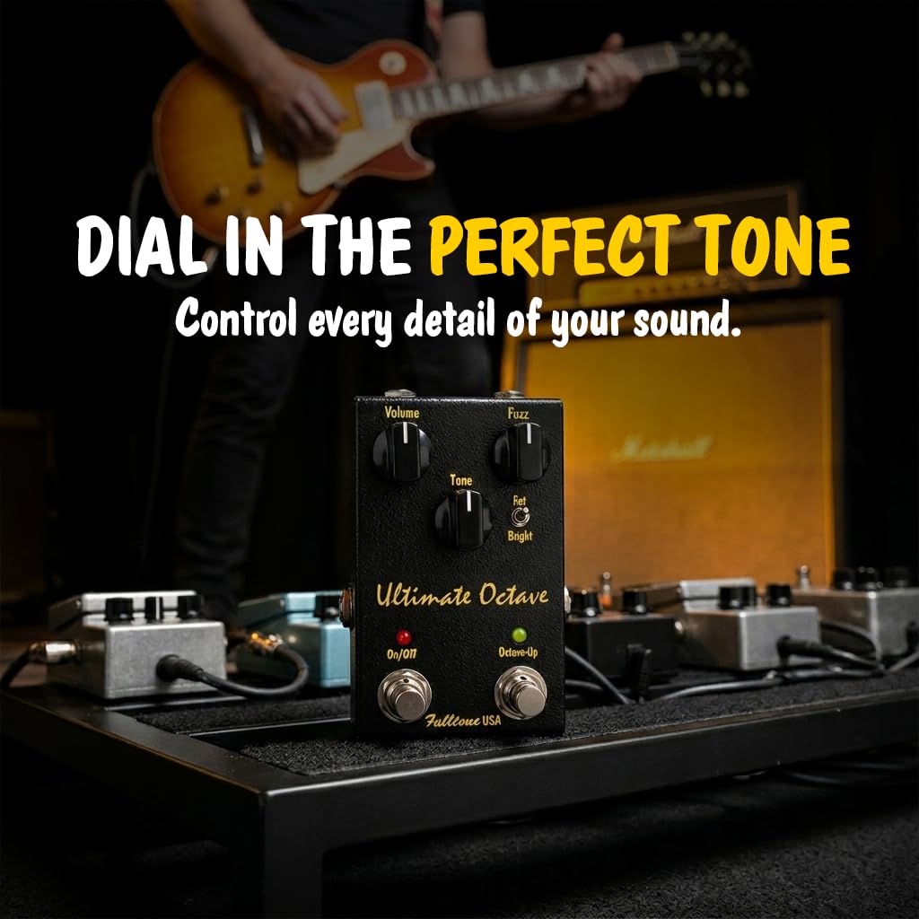 Fulltone Ultimate Octave Fuzz Guitar Pedal with Octave Up alternate product view 6 — Slide 6 of 8