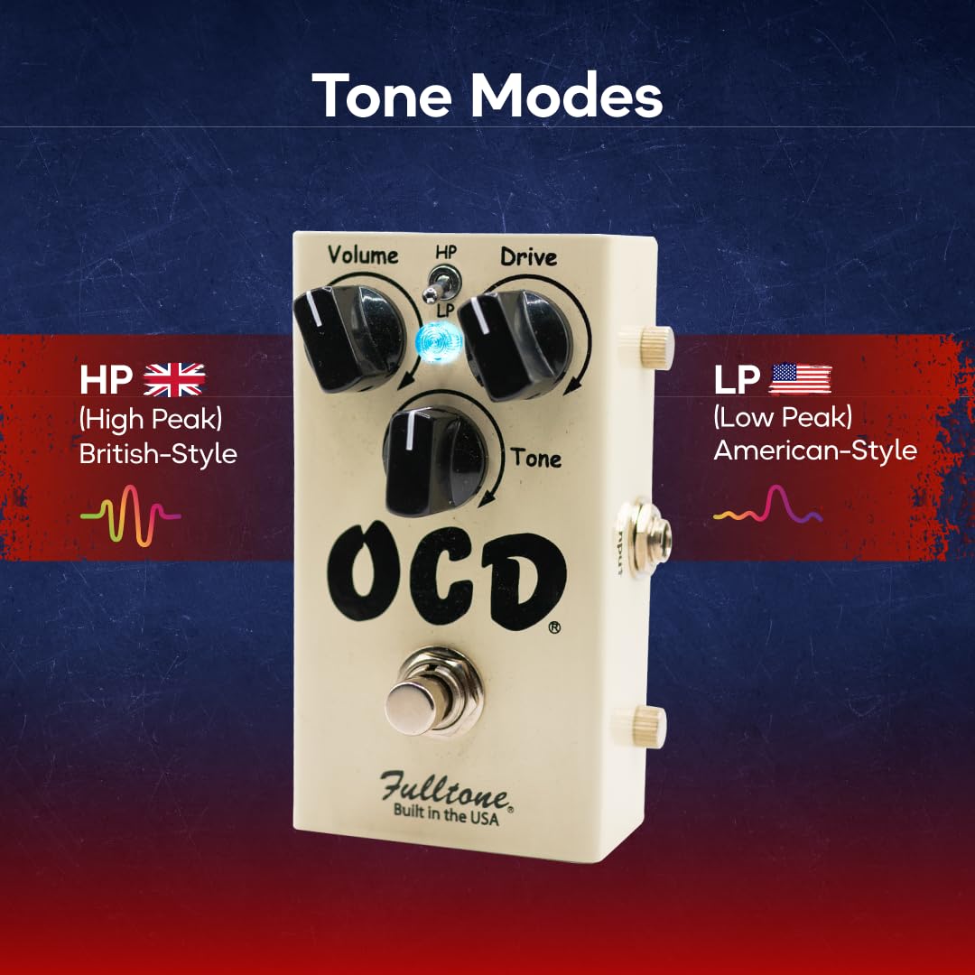 Fulltone OCD Obsessive Compulsive Drive Pedal alternate product view 6 — Slide 6 of 8