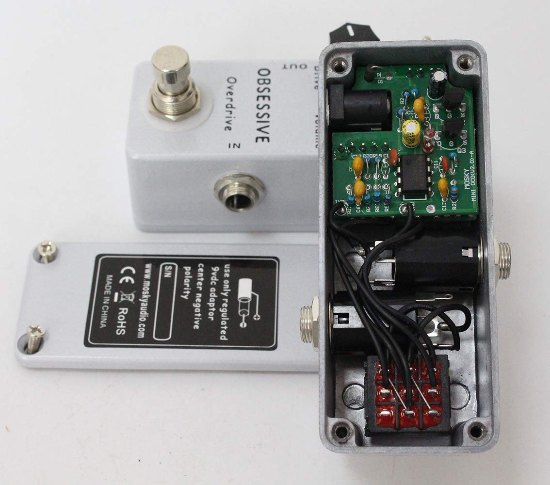 Mosky Audio Mini Obsessive Overdrive Effect Pedal True-Bypass alternate product view 7 — Slide 7 of 7