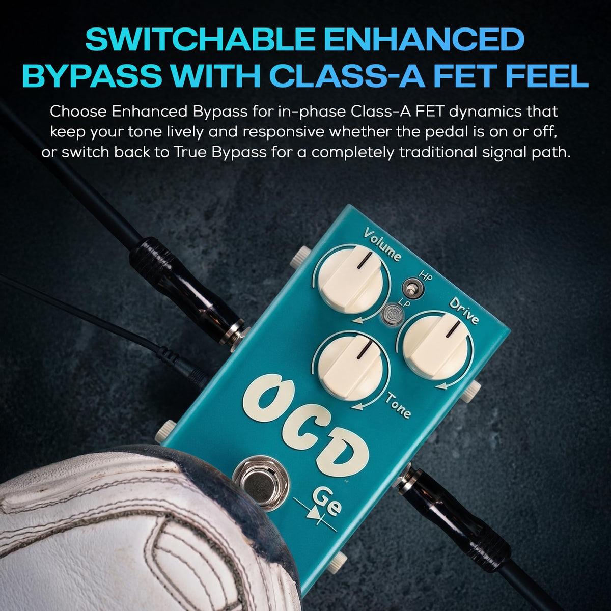 Fulltone Custom Shop OCD-Ge Germanium Obsessive Compulsive Drive Pedal alternate product view 6 — Slide 6 of 8