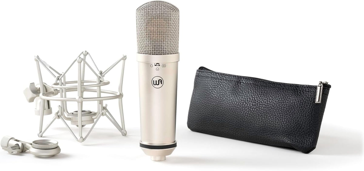 Warm Audio WA-87jr Large-Diaphragm Condenser Microphone with Shockmount, Nickel alternate product view 7 — Slide 7 of 7
