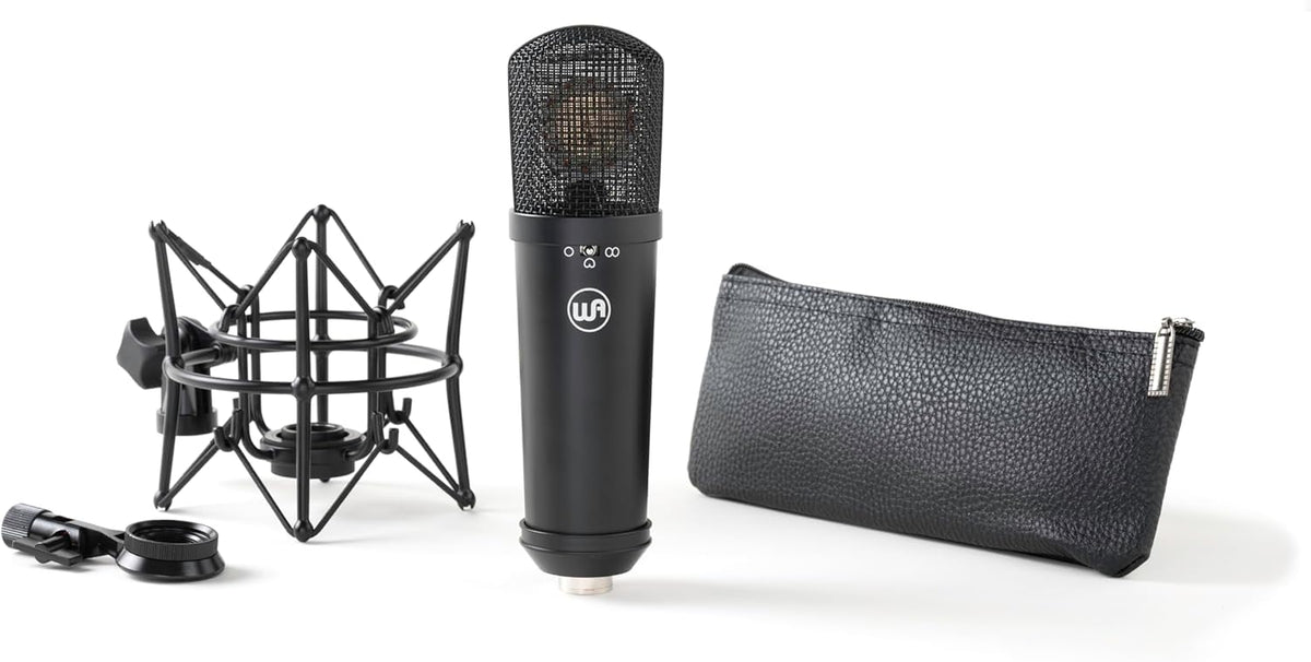 Warm Audio WA-87jr Large-Diaphragm Condenser Microphone with Shockmount, Black alternate product view 6 — Slide 6 of 6