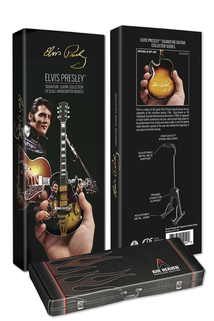 Custom Elvis Presley collector packaging for the '68 Special mini guitar — Slide 6 of 6