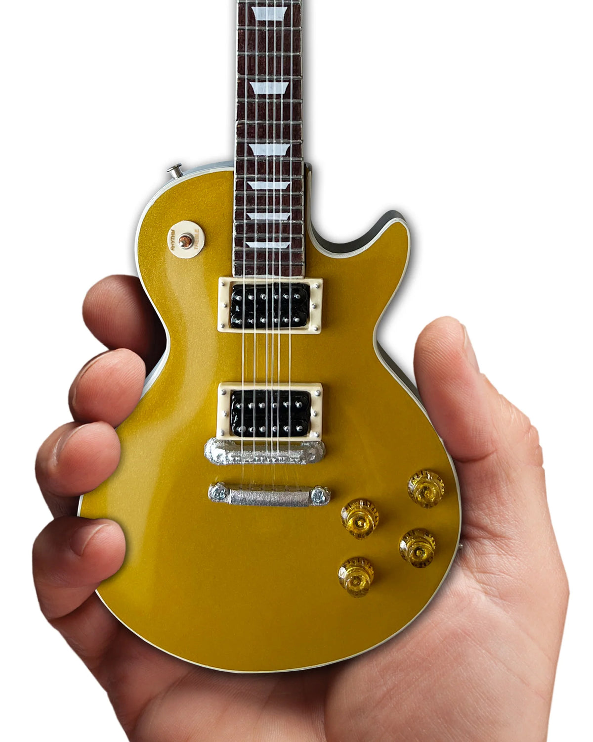 Front body detail of the Slash Victoria Goldtop miniature on white — Slide 6 of 7