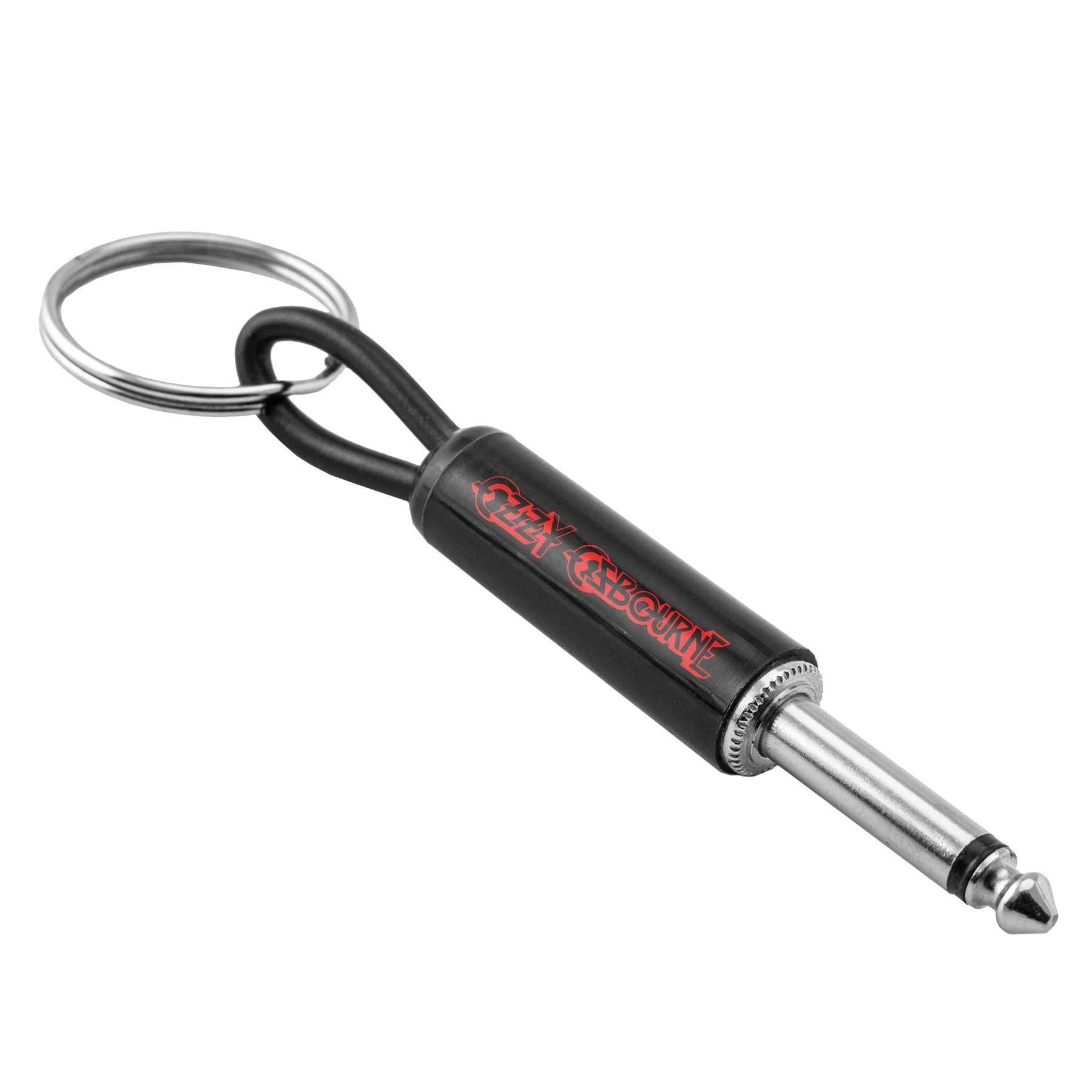 P Pluginz Ozzy Osbourne Jack Rack key hanger — Ozzy Osbourne guitar-plug keychain close-up — Slide 9 of 9