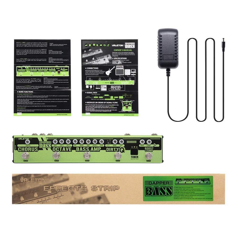 VALETON Dapper Bass DI Preamp Stage Session Gigging Gear Multi-Effects Pedal — Slide 6 of 7