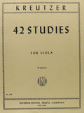 Kreutzer, Rodolphe - 42 Studies - Viola solo - transcribed by L Pagels - International Music Co