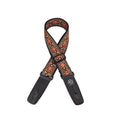 Lock It LIS063 Guitar Strap - Classic Woven, Chestnut Bay