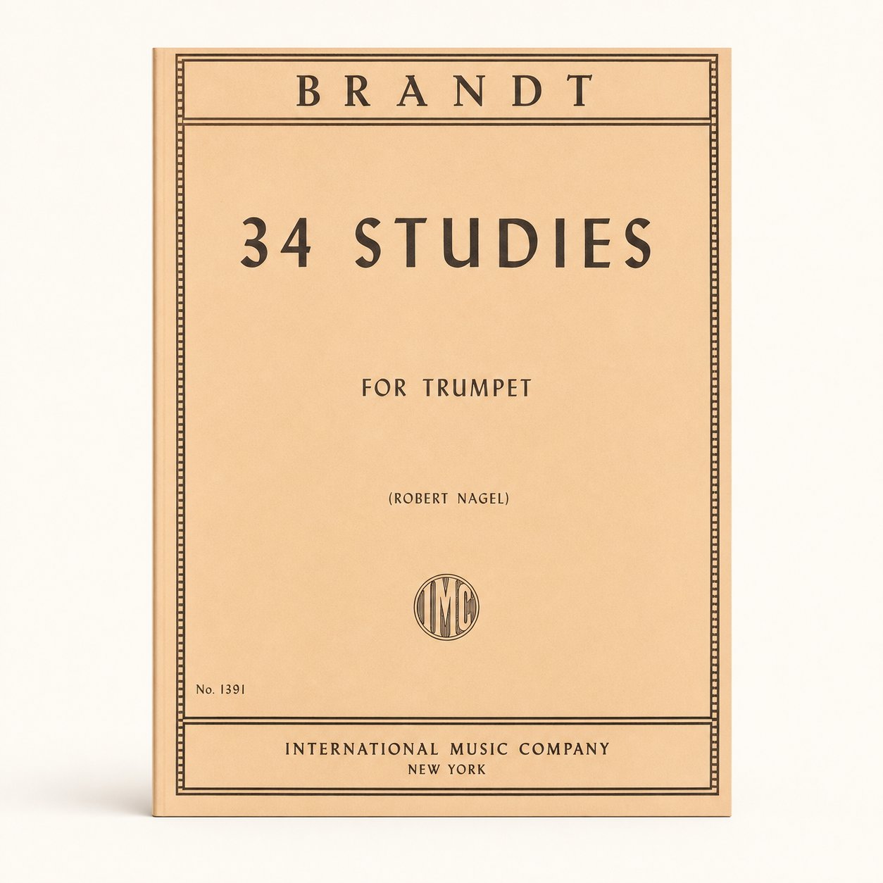 Brandt 34 Studies for Trumpet sheet music cover
