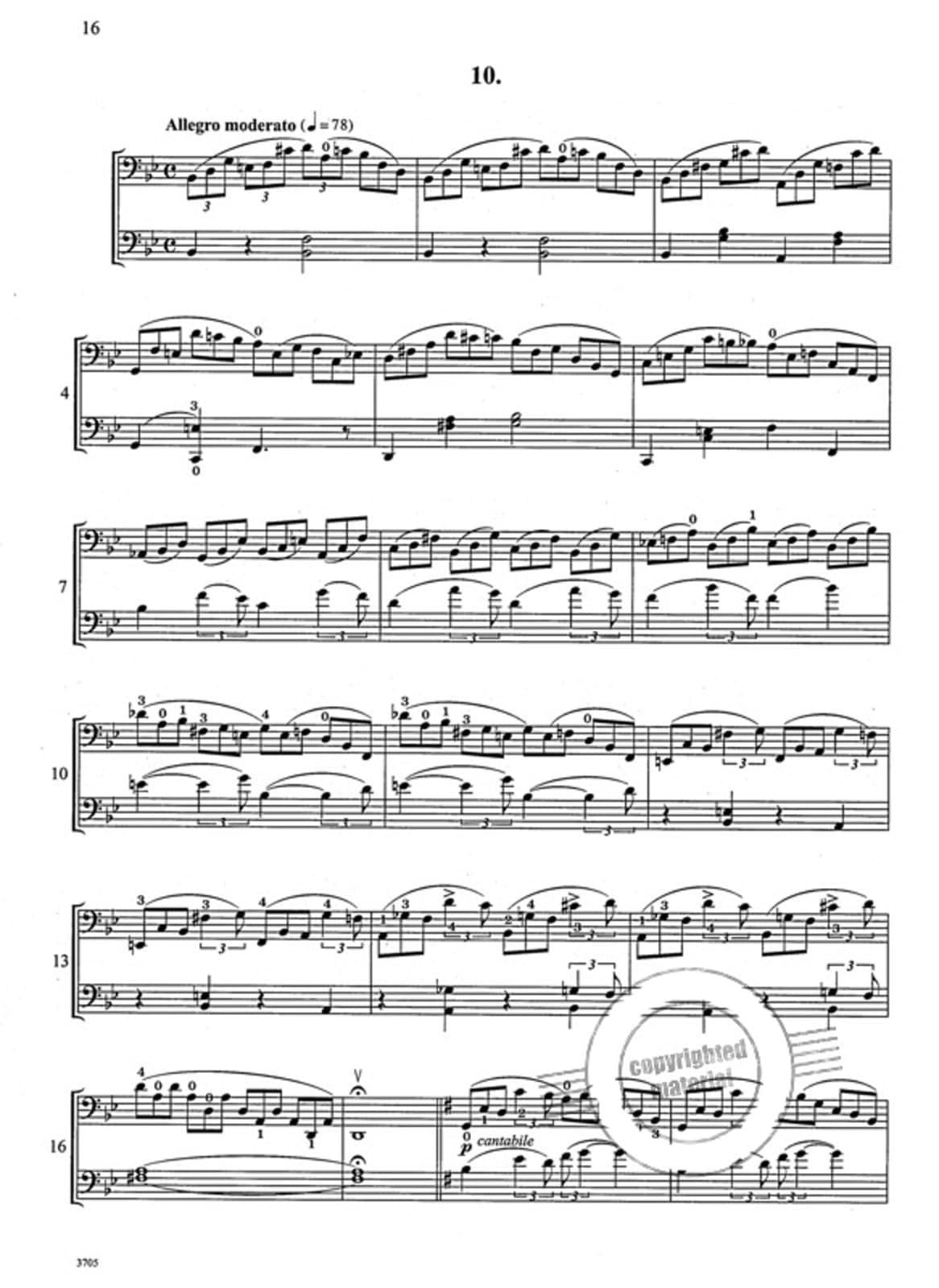 Popper, David - 15 Easy Studies for Cello Solo Published by International Music Company — Slide 4 of 4