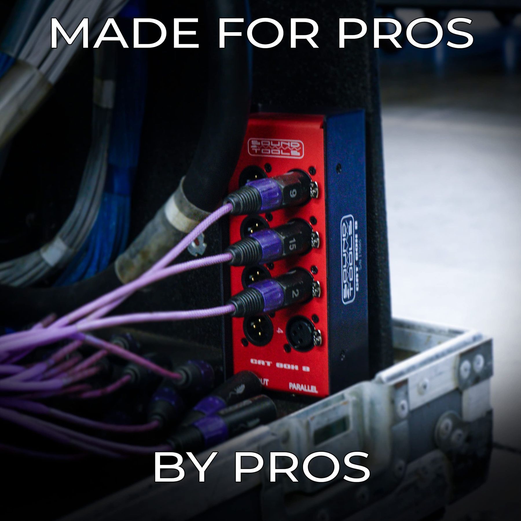 Sound Tools CAT Box 8 Analog Audio Over Cat Stagebox – Passive Audio DMX AES3 COM Transport – 4 Male & 4 Female XLR – etherCON Daisy Chain – Analog Audio Over Cat Cable with Phantom Power Support — Slide 4 of 6