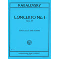 Concerto No.1 in G Minor Opus 49 for Cello and Piano by Dmitry Kabalevsky [Paperback] Dmitri Kabalevsky