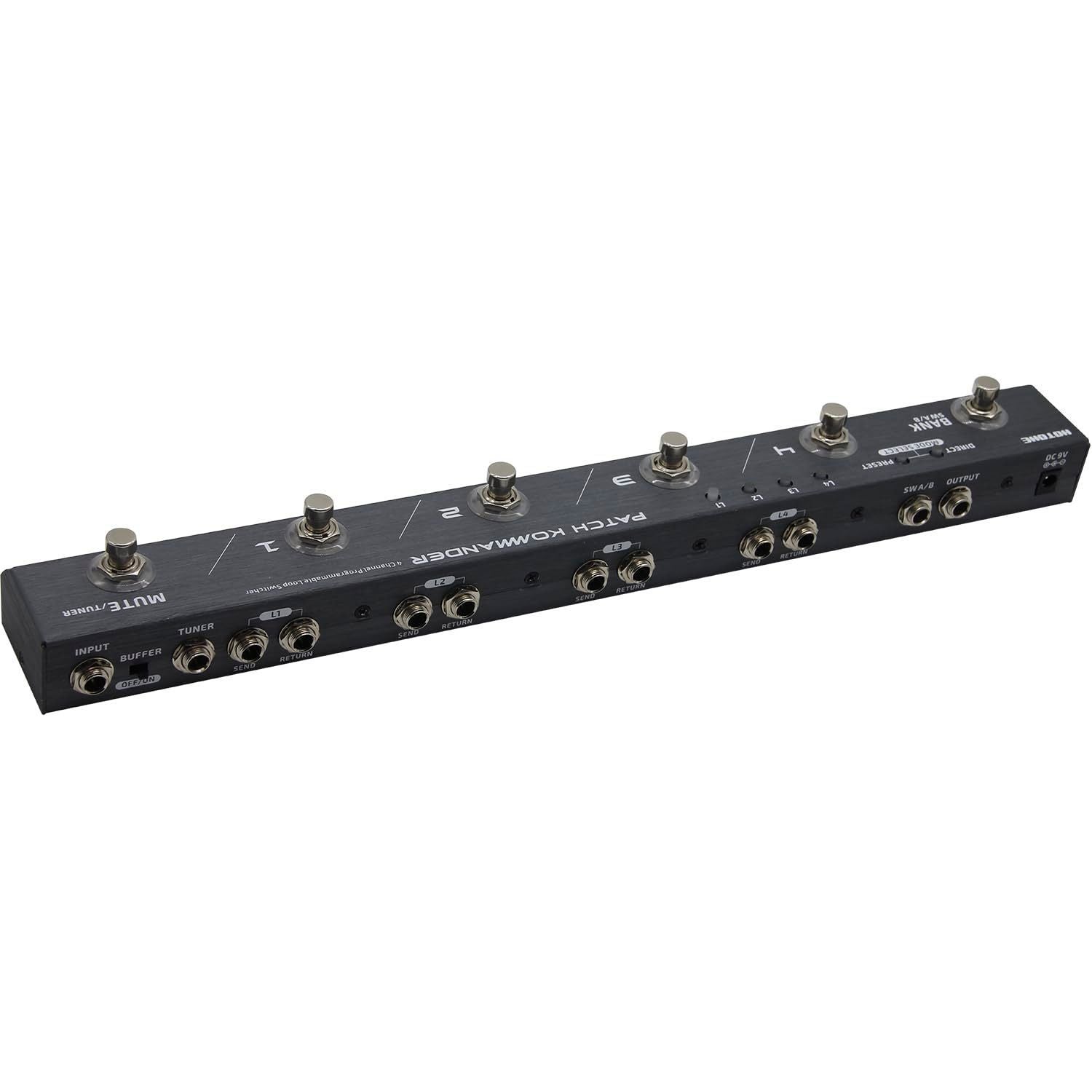 Hotone Patch Kommander 4-Channel Programmable Effects Loop Switcher — Slide 3 of 5