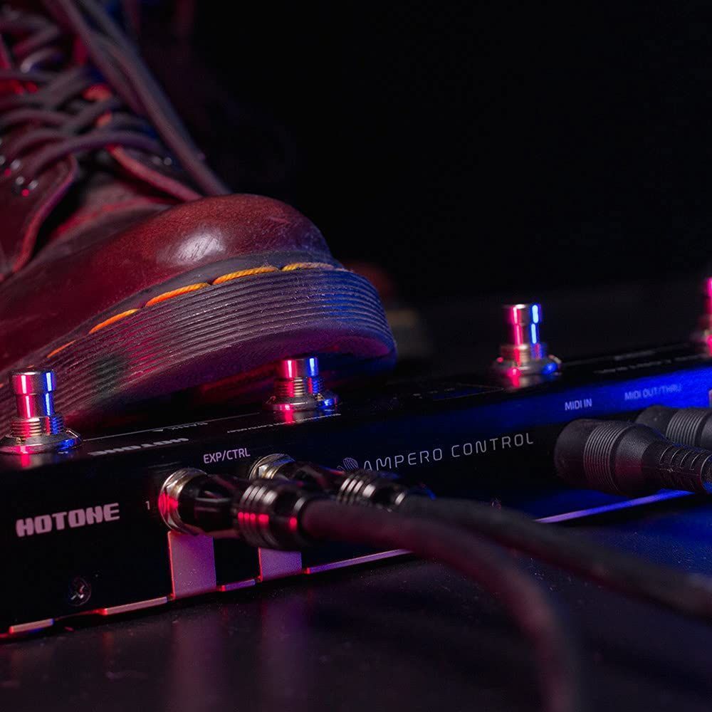 HOTONE MIDI Foot Controller Pedal Bluetooth Ampero Control 4 Button — Slide 8 of 8