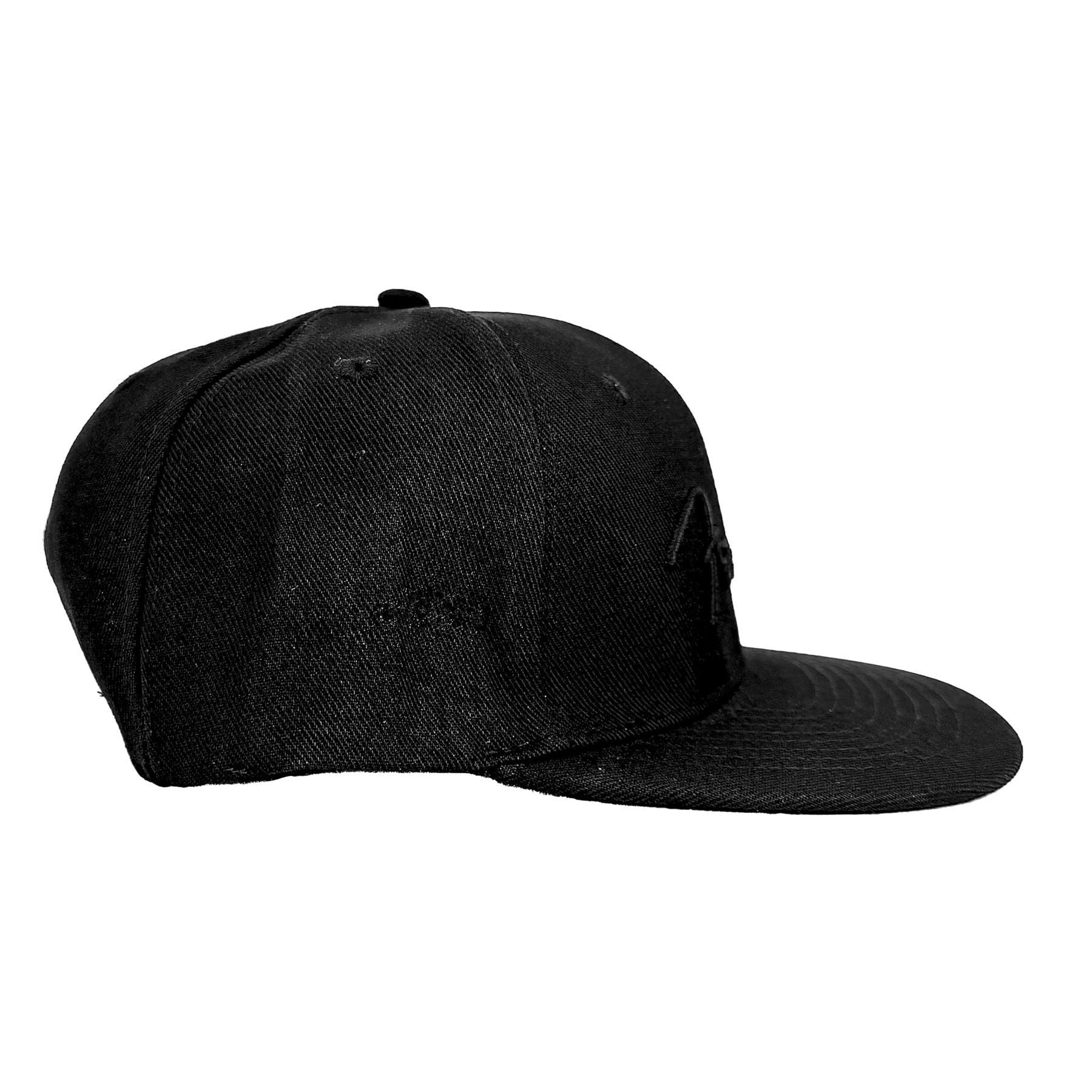 P Pluginz Black Flat Bill Hat — Slide 5 of 8
