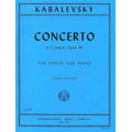Kabalevsky, Dmitri Concerto in C Major, Op 48 Violin and Piano by Josef Gingold - International