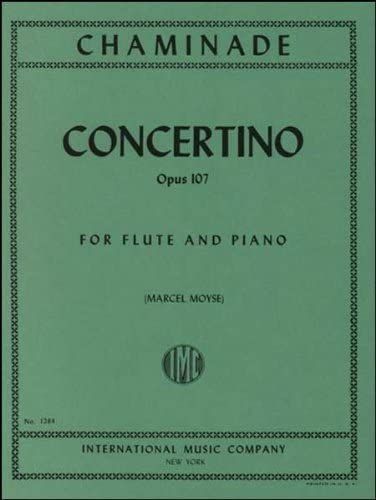 Chaminade: Concertino, Opus 107 for Flute and Piano