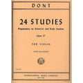 Dont Jakob 24 Studies Op. 37 Preparatory to Kreutzer Rode Studies Violin solo Ivan Galamian