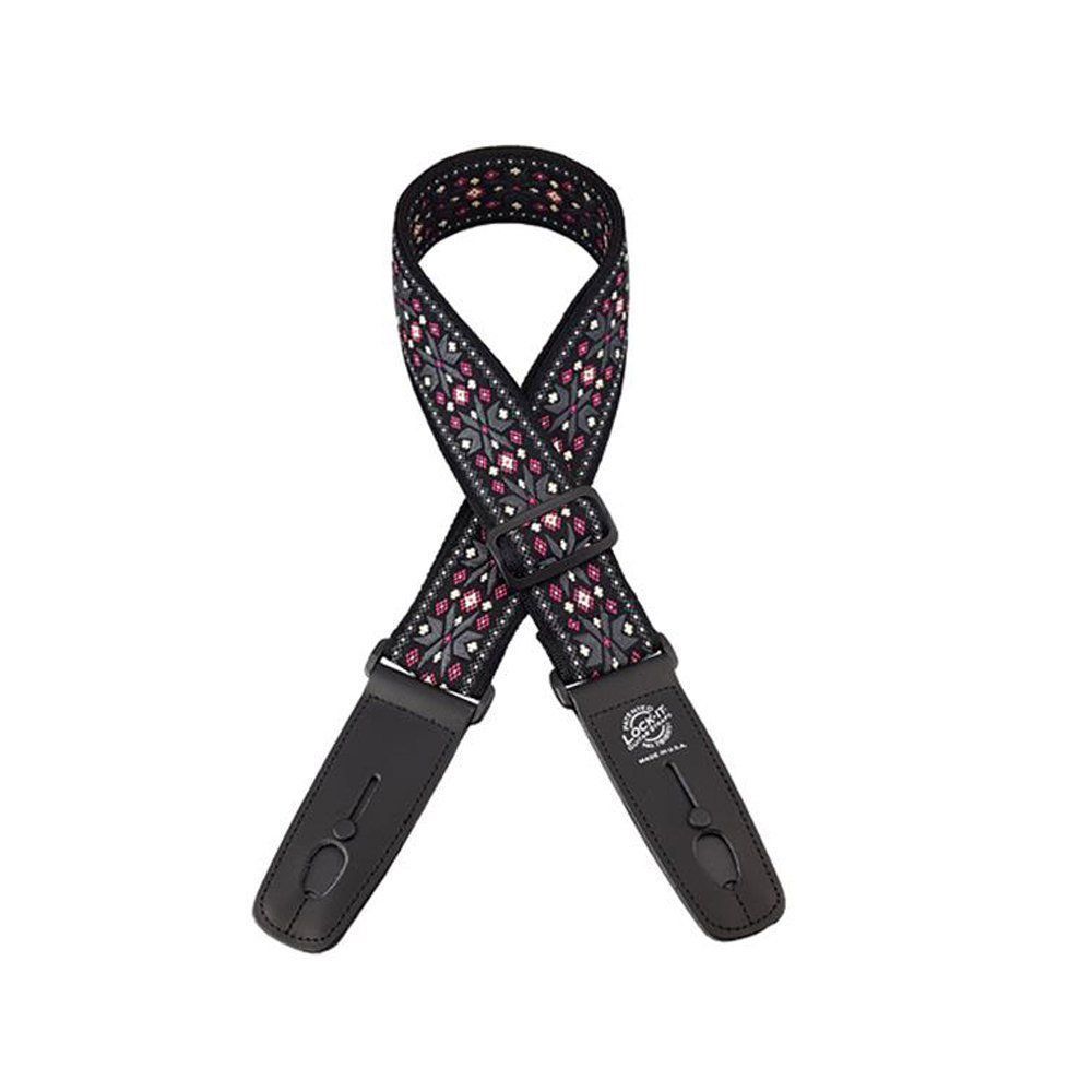 Lock It LIS072 Guitar Strap - Classic Woven, Defender