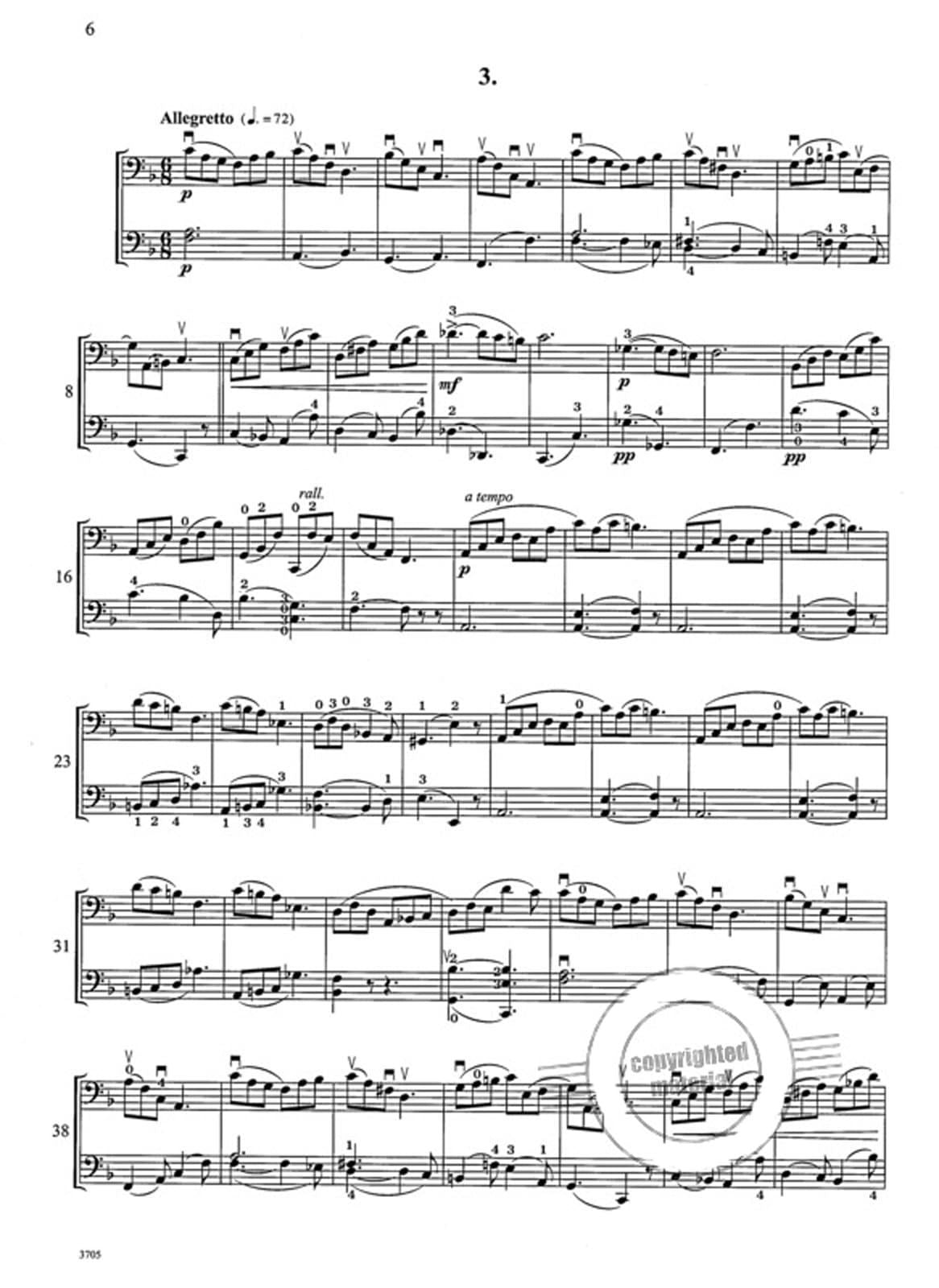 Popper, David - 15 Easy Studies for Cello Solo Published by International Music Company — Slide 2 of 4