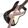 D'Andrea Ace Vintage Reissue guitar strap in Stained Glass design