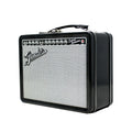 P Pluginz Fender Amp Tin Lunch Box Storage Container- Plastic Handle & Embossed Front Cover - Officially Licensed Fender Merchandise