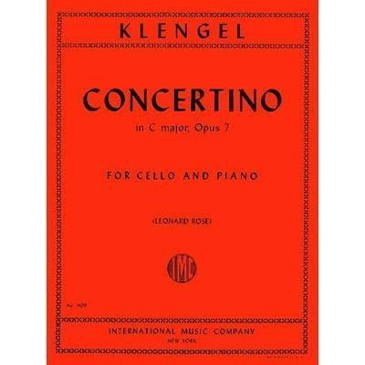 Concertino in C Major, op. 7 for cello and piano; Julius Klengel (International Music) [Paperback]