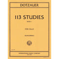 113 Studies for Cello: Book I by Justus J. Friedrich Dotzauer [Sheet music]