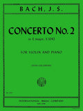 INT1893 - Bach Concerto No. 2 in E major, S.1042 For Violin and Piano