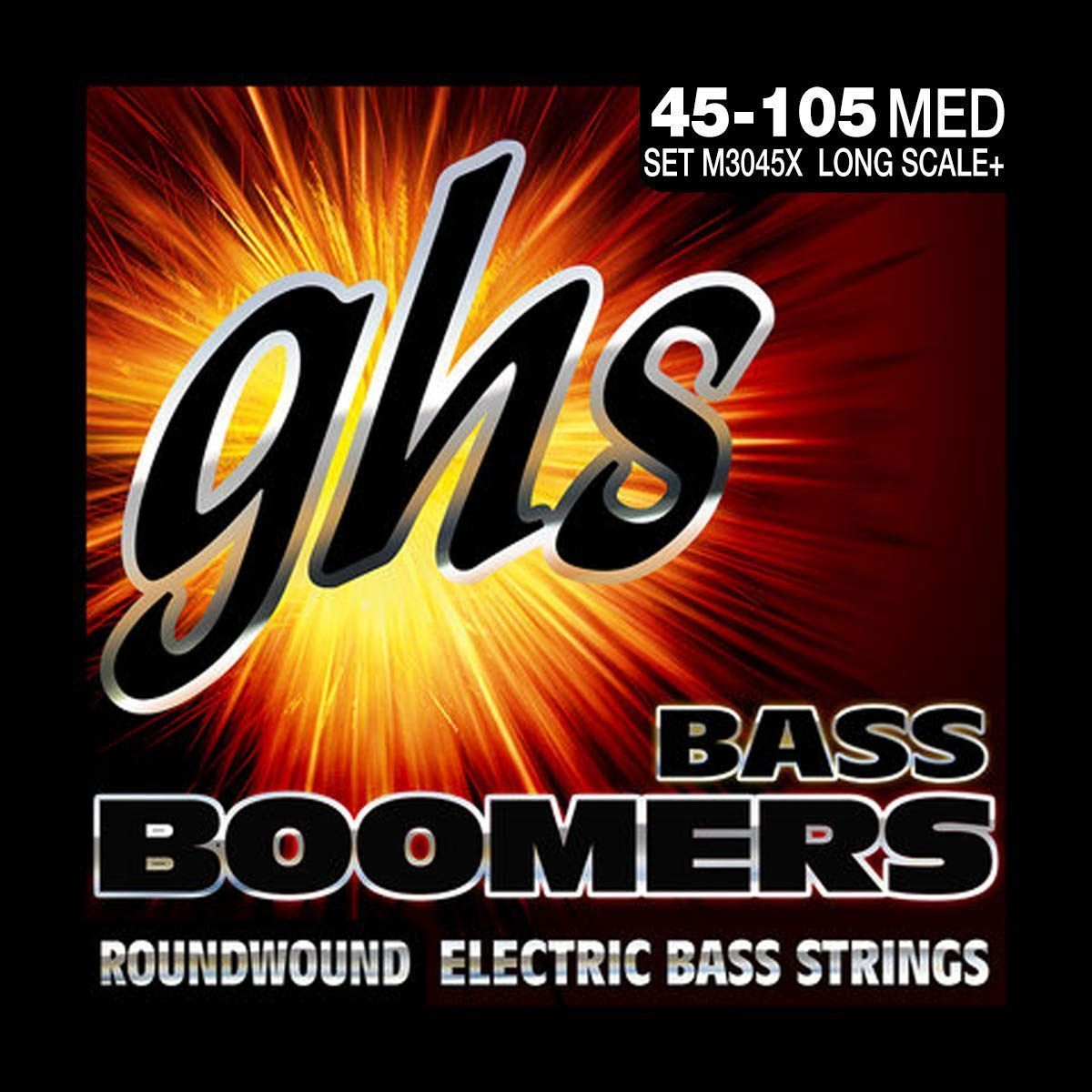 GHS Strings BASS BOOMERS M3045X Long Scale Plus, Medium Set, 45-105 — Slide 1 of 5