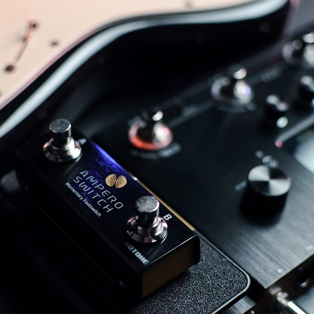 Hotone Dual Footswitch Pedal Momentary 2-Way Pedal Foot Switch Controller Ampero Switch 6.35 mm — Slide 6 of 7