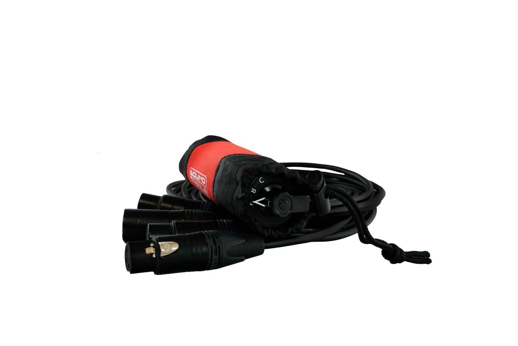 4 Pack Connector Protector from Sound Tools - Blue, Yellow, Green, red Canvas Connector Cover with Cord and Cinch — Slide 8 of 8