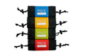 4 Pack Connector Protector from Sound Tools - Blue, Yellow, Green, red Canvas Connector Cover with Cord and Cinch