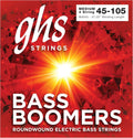 GHS Strings M3045 4-String Bass Boomers, Nickel-Plated Electric Bass Strings, Long Scale, Medium (45-105)