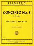 INT2287 - Stamitz Concerto No. 3 in Bb major For Clarinet and Piano