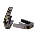 Thalia Guitar Capo - Deluxe Series (New Model with (2) Universal OctaveTouch Fret Pads) Black Chrome - Crimson Phoenix