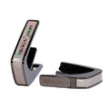 Thalia Guitar Capo - Deluxe Series (New Model with (2) Universal OctaveTouch Fret Pads) Black Chrome - The Wall of Pearl