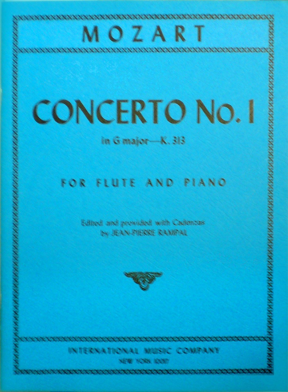 Mozart Concerto No.1 in G Major for Flute and Piano, K.313
