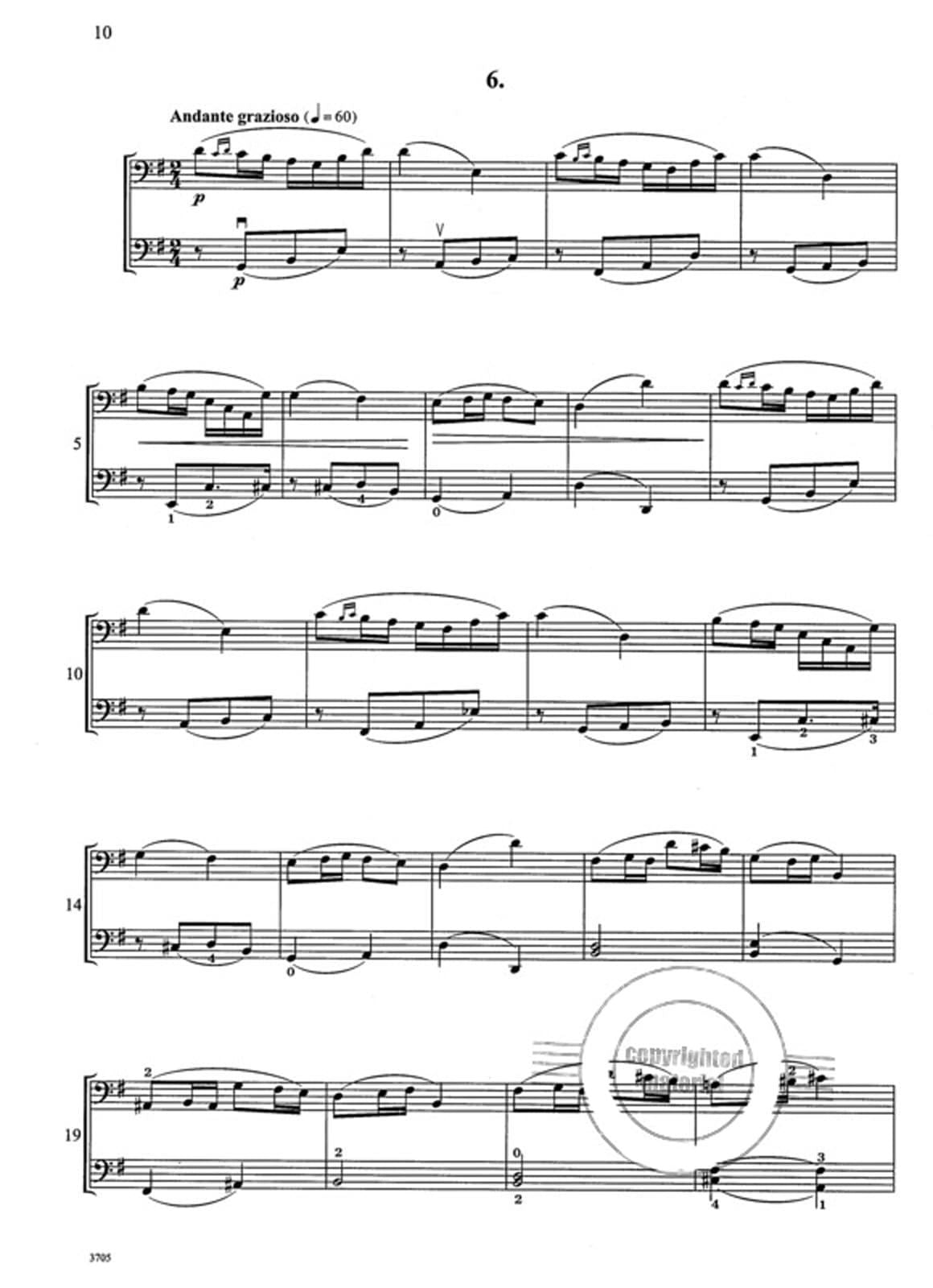 Popper, David - 15 Easy Studies for Cello Solo Published by International Music Company — Slide 3 of 4