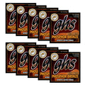 GHS Strings GHS Thin Core Phosphor Bronze Pack of 10-Light (12-52) Acoustic Guitar Strings (TCB-L-10)