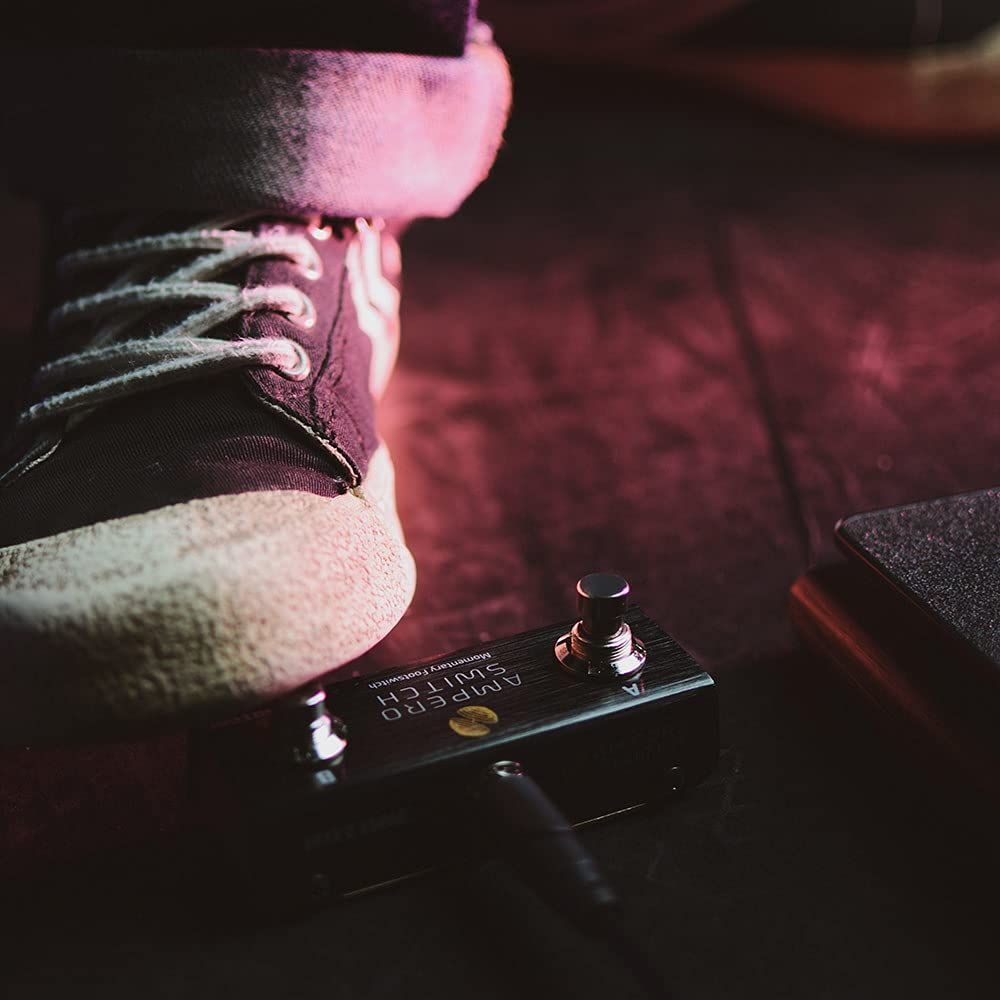 Hotone Dual Footswitch Pedal Momentary 2-Way Pedal Foot Switch Controller Ampero Switch 6.35 mm — Slide 7 of 7