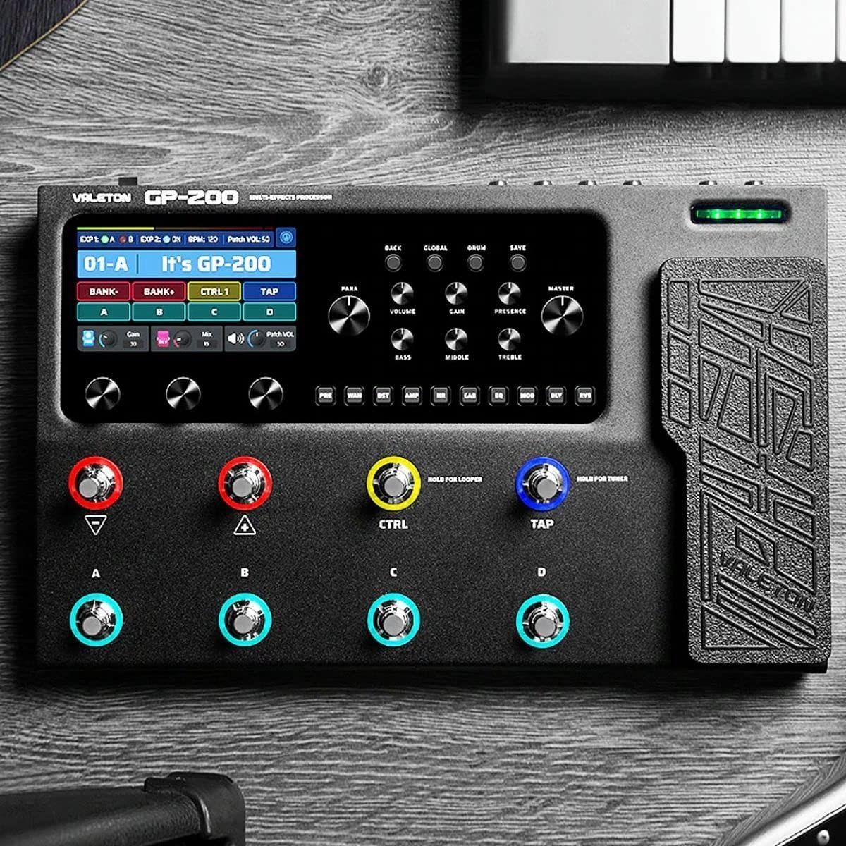 Valeton GP200 Multi Effects Processor + Gig Bag Black Bundle — Slide 2 of 8