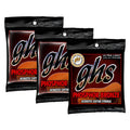 GHS Strings – Phosphor Bronze Acoustic Guitar Strings – Warm, Rich Tone, Balanced & Long-Lasting - For Acoustic, Fingerstyle, Strumming, Country, Rock, S305 Set (UL) Ultra Light Gauge 10-46, 3 PACK