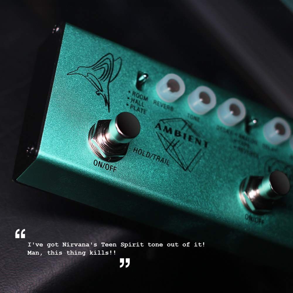 Valeton Multi Effects Guitar Pedal Dapper Indie of Distortion Reverb Delay Chorus Fuzz And Phaser Tremolo for Indie Ambient Psychedelic Grunge Post Rock Stoner Metal Retro Alternative Tone — Slide 6 of 8