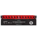 Sound Tools CAT Rack Male XLR Stage Box – 12-Channel Analog Audio Over Shielded CAT Cable – EtherCON & XLR Connectors – Modular Rackmount Splitter for Studio, Live Sound & Broadcast Use