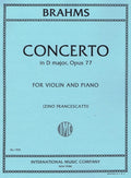 Brahms: Concerto in D major for violin and piano -- Opus 77
