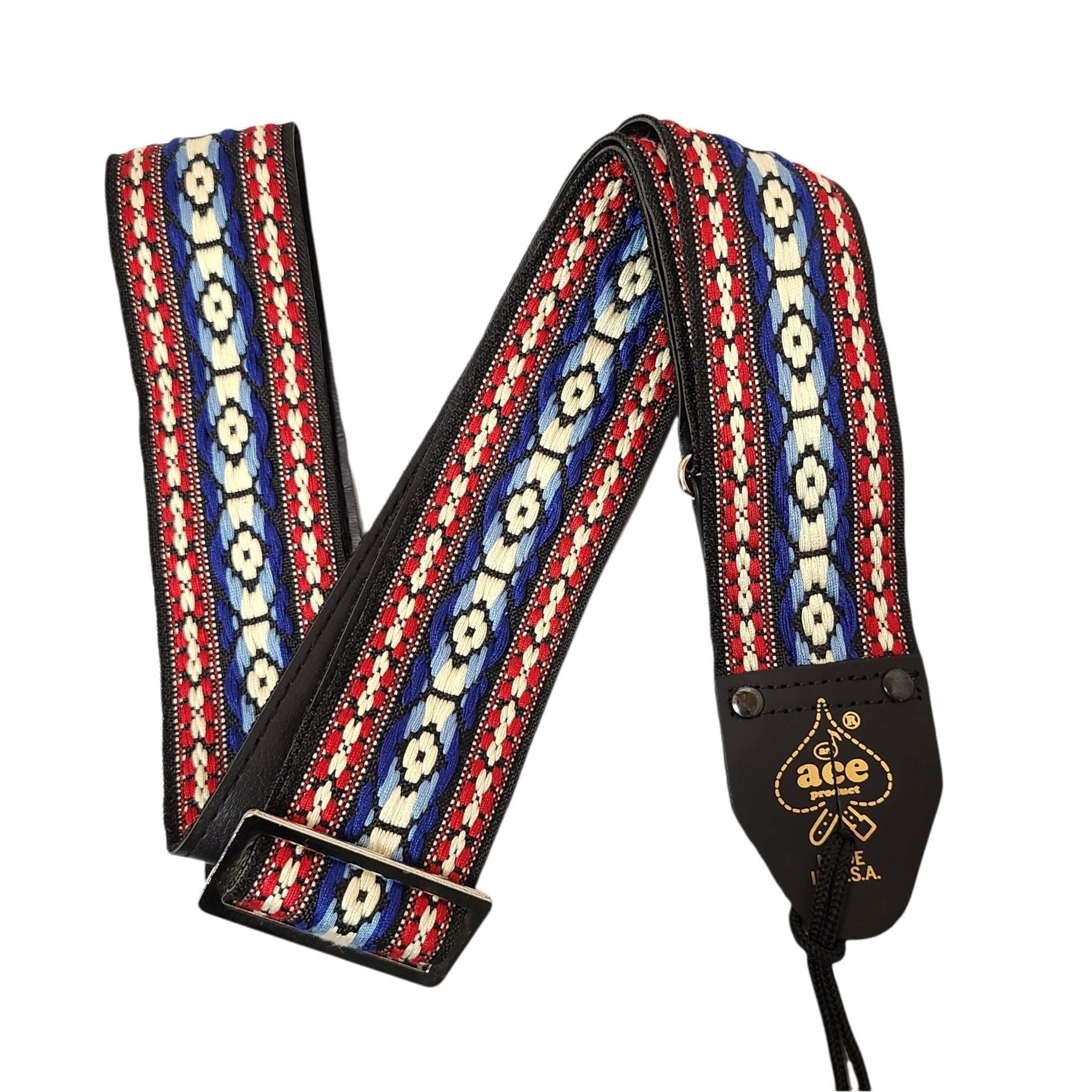 D'Andrea Ace Vintage Reissue guitar strap in Big Sky design — Slide 6 of 6