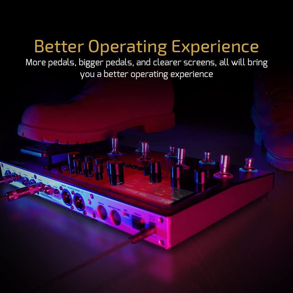 VALETON GP-200 Multi-Effects Guitar/Bass Pedal with Expression, FX Loop, MIDI, Amp Modeling, IR Cab Simulation, Stereo, USB Interface — Slide 5 of 7
