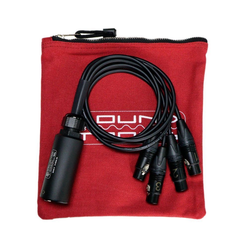 Sound Tools CAT Tails Female – 4 Channel XLR to RJ45 Adapter – Analog Audio Over CAT5e/6/7 – Neutrik Connectors – Mogami AES3 Grade Cable – Durable Aluminum Housing for Stage, Studio & Live Sound — Slide 7 of 7