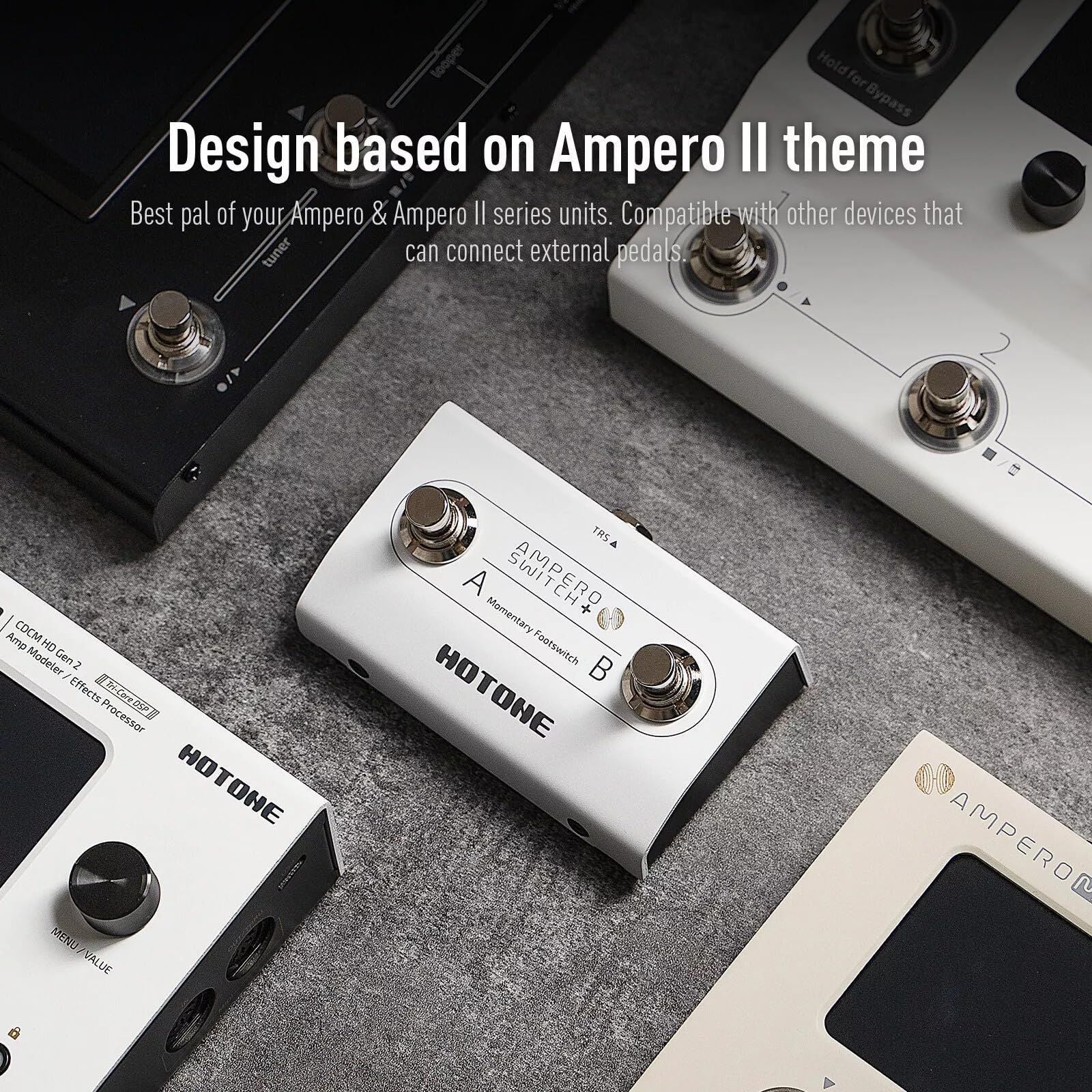 Hotone Ampero Switch+ FS-2 Dual Foot Switch — Slide 6 of 7